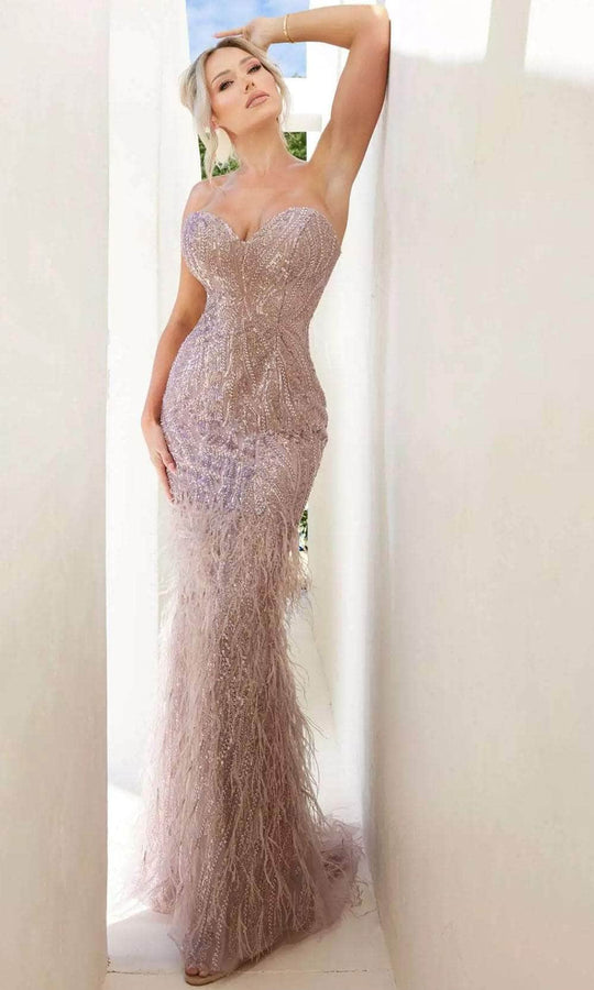 Terani Couture 241P2218 - Sweetheart Neck Strapless Sequin Evening Dress