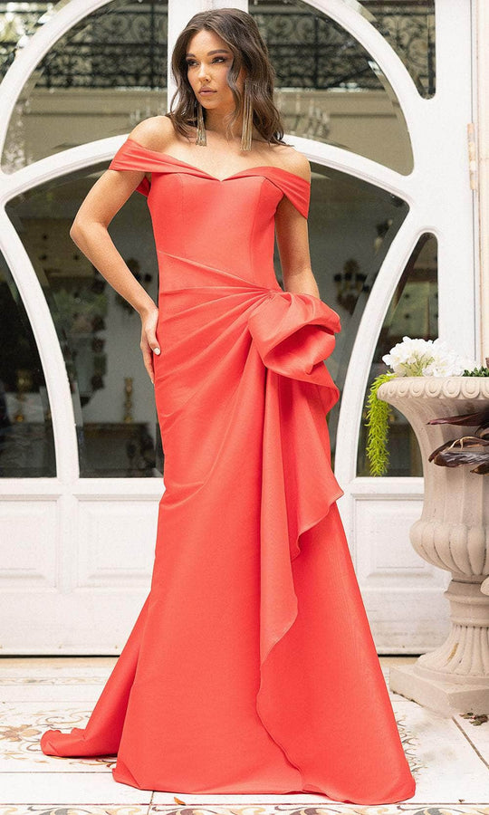 Terani Couture 242M3335 Draped Dress