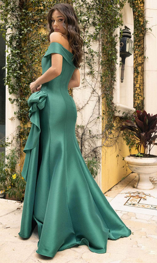 Terani Couture 242M3335 Draped Dress