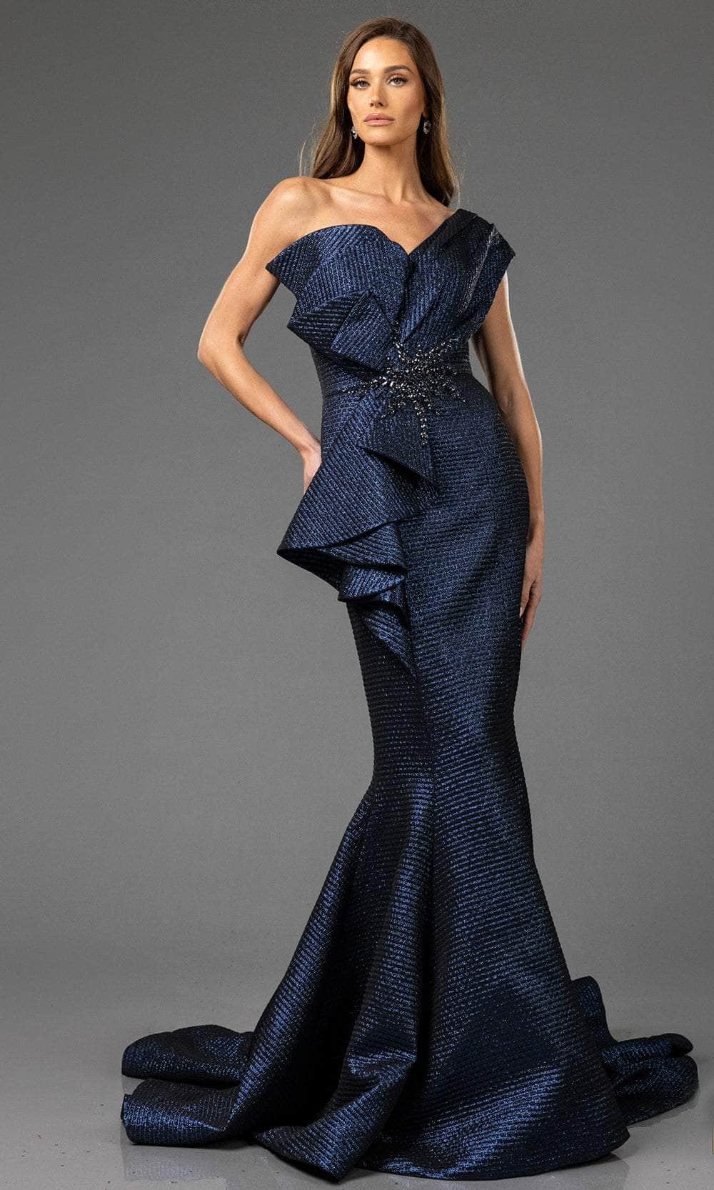 Terani Couture 251E4201 - Long Jacquard Mermaid Dress