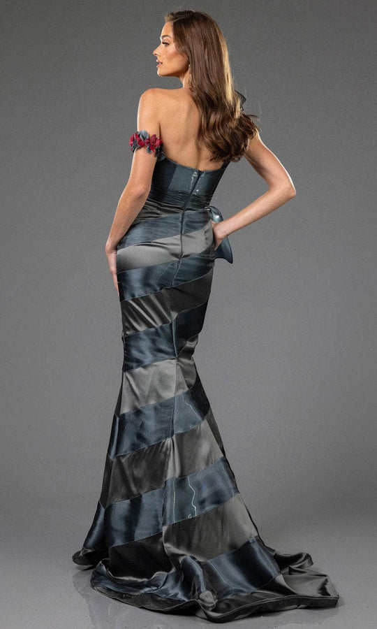 Terani Couture 251E4284 - One Shoulder Trumpet Evening Gown