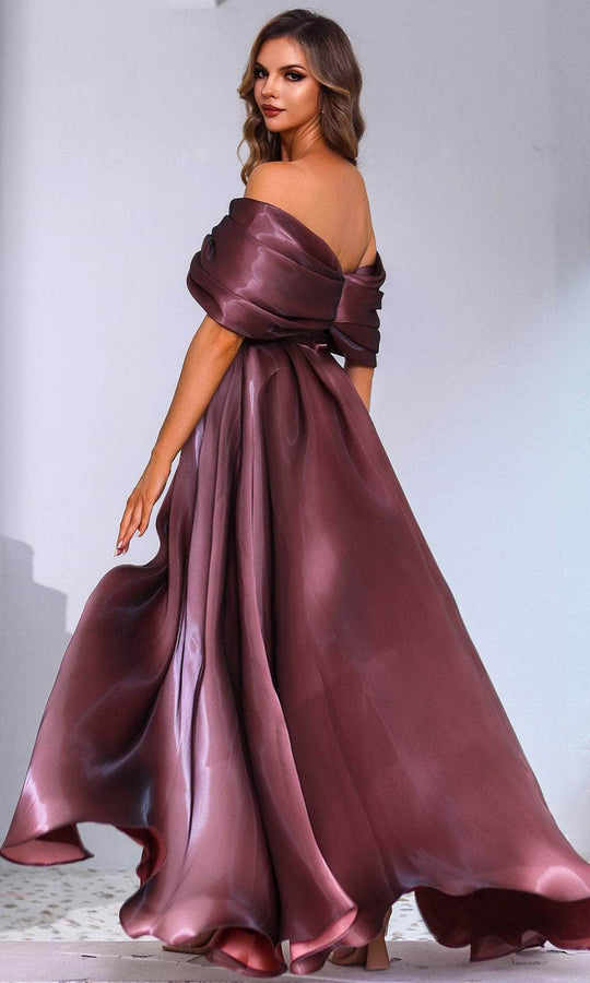 Terani Couture 251M4044 - Off Shoulder Sweetheart Evening Gown
