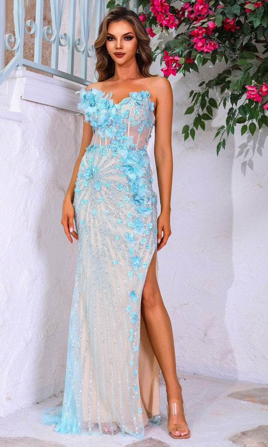 Terani Couture 251P4048 - Off-Shoulder Sweetheart Prom Gown