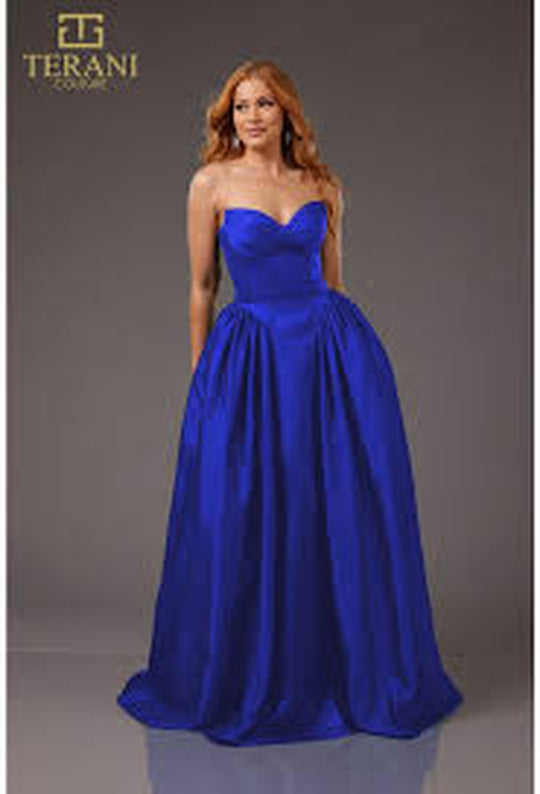 Terani Couture 251P4066 - Sweetheart Gathered Waist Ballgown