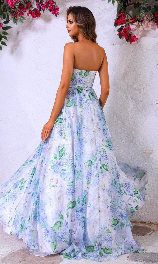 Terani Couture 251P4142 - Printed A-Line Prom Dress