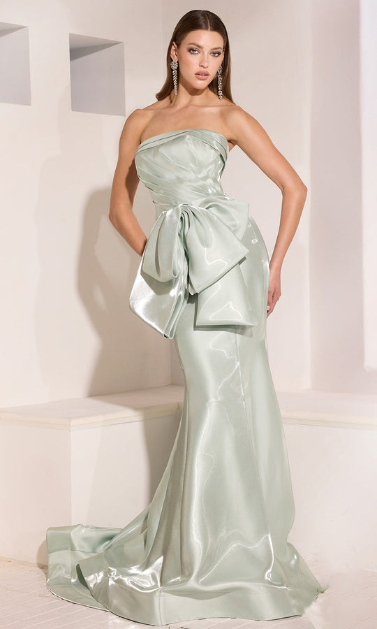 Terani Couture 252E5164 - Shimmer Strapless Trumpet Gown