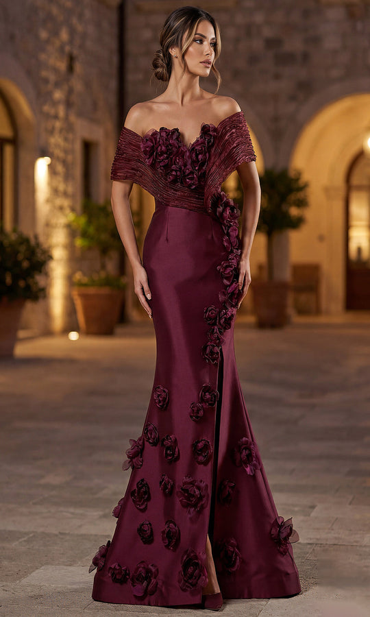 Terani Couture 262E7070 Floral Embellished Dress
