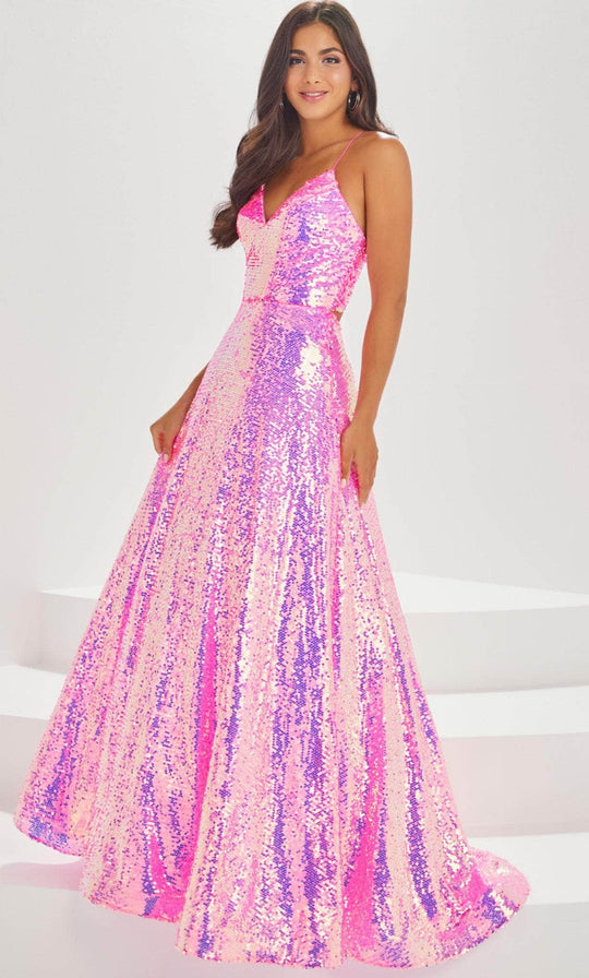 Tiffany Designs by Christina Wu 16002 - Sequined A-Line Prom Gown