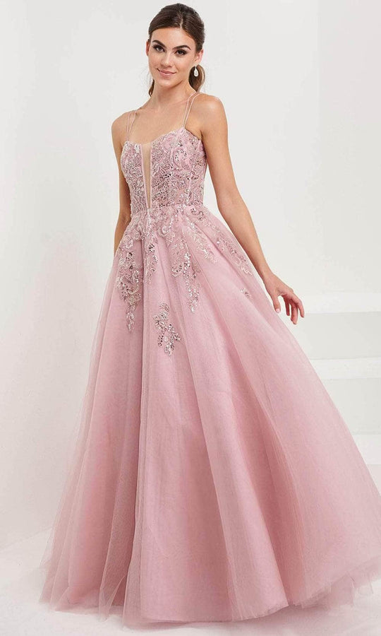 Tiffany Designs 16072 - Dual Straps A-Line Evening Gown