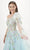 Tiffany Designs 16079 - Floral Appliqued Asymmetric Evening Gown Evening Dresses