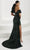 Tiffany Designs 16087 - Sweetheart Fringed Slit Evening Gown Evening Dresses