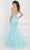 Tiffany Designs 16095 - Lace Appliqued Mermaid Evening Gown Evening Dresses
