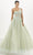 Tiffany Designs 16096 - Asymmetric Floral Embroidered Evening Gown Evening Dresses 0 / Meadow
