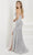 Tiffany Designs 16098 - Plunging V-Neck Paillette Evening Gown Evening Dresses