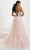 Tiffany Designs 16108 - Lace-Up Back Floral Evening Gown Evening Dresses