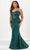 Tiffany Designs 16121 - Sequined Fitted Evening Dress Evening Dresses 14W / Emerald
