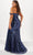 Tiffany Designs 16123 - Deep V-Illusion Sequin Evening Gown Evening Dresses