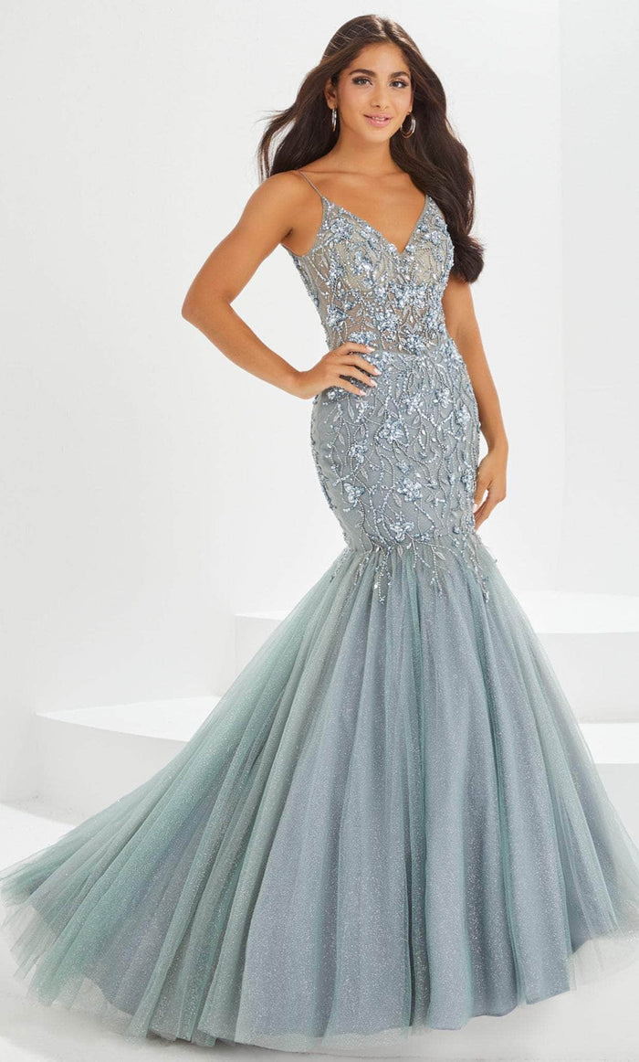 Tiffany Designs by Christina Wu 16025 - Mermaid Tulle Prom Gown Prom Dresses 0 / Sage