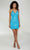 Tiffany Homecoming 27376 - Sequin Motif  Cocktail Dress Homecoming Dresses 0 / Turquoise