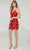 Tiffany Homecoming 27389 - Fringed Cocktail Dress Homecoming Dresses 0 / Red