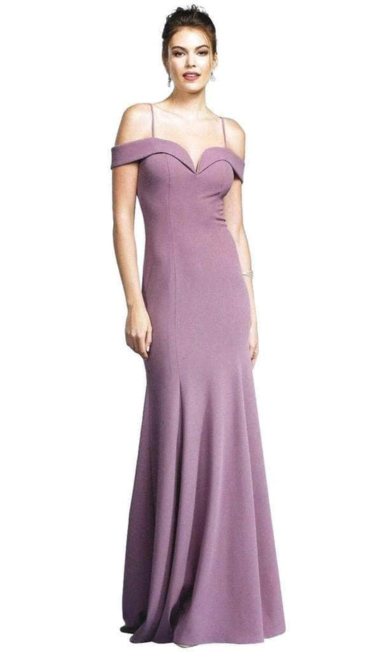 Trevi Collection Fitted Off Shoulder Evening Gown D160 Evening Dresses 3XL / Burgundy