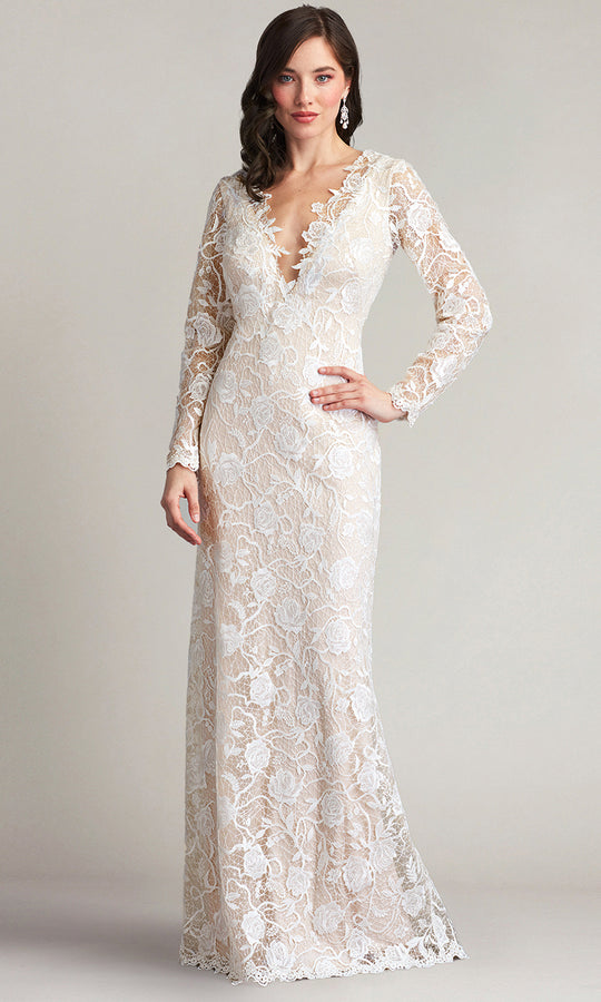 Tadashi Shoji AYB17396LBR - Margery Rose Embroidered Bridal Gown