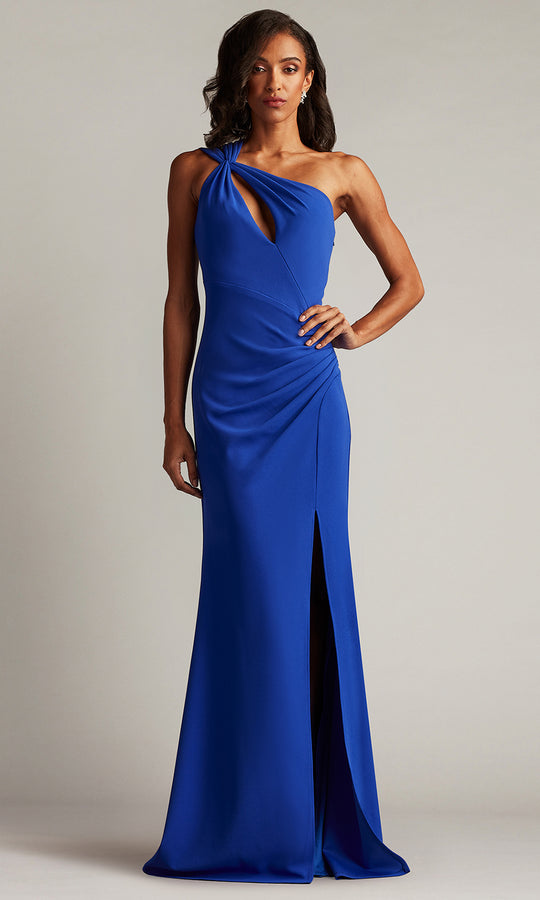 Tadashi Shoji BOS25496L - Viveca One-Shoulder Keyhole Evening Gown