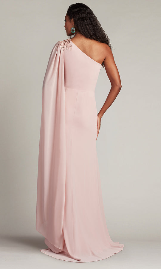 Tadashi Shoji CHS25368L - Sonora Cape Sleeve Column Evening Gown