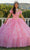 Vizcaya by Mori Lee 89425 - Off-The-Shoulder Floral Ballgown Ball Gowns 00 / Pink