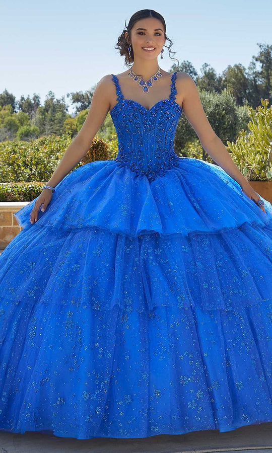 Vizcaya by Mori Lee 89428 - Sleeveless Beaded Ballgown