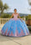 Vizcaya by Mori Lee 89437 - Off-The-Shoulder 3D Floral Applique gown Special Occasion Dress