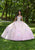 Vizcaya by Mori Lee 89446 - Fitted Strapless Off- Shoulder Ballgown Ball Gowns 00 / Blush/Multi