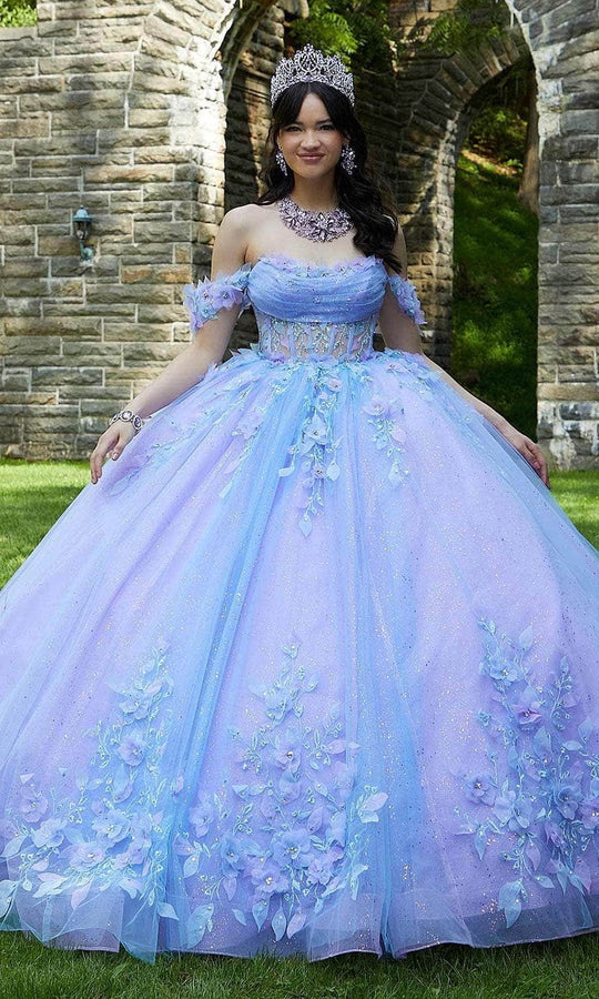 Vizcaya by Mori Lee 89448 - Scoop Neck Corset Bodice Ballgown