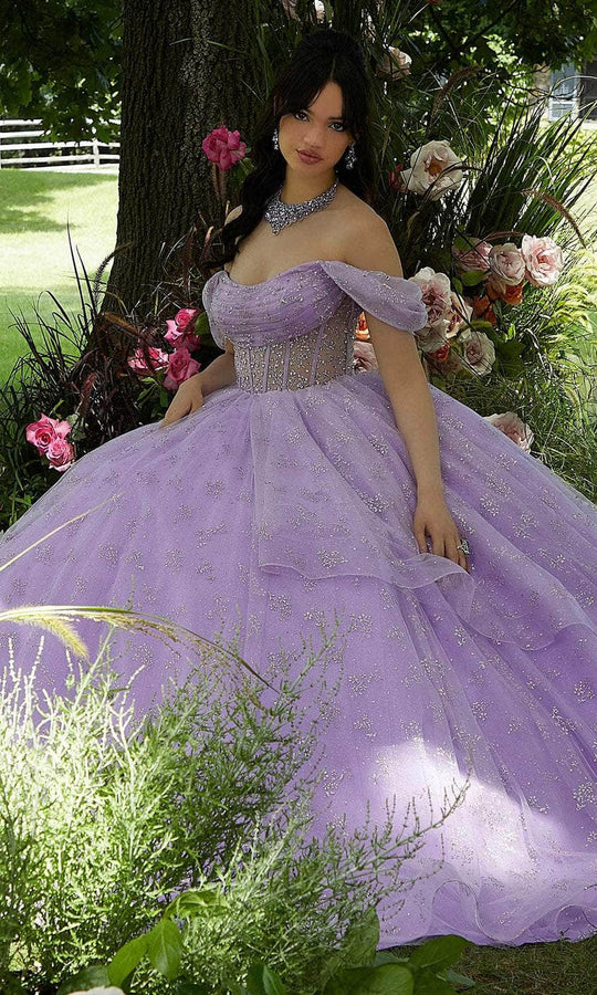 Vizcaya by Mori Lee 89450 - Sheer Bodice Embellished Ballgown