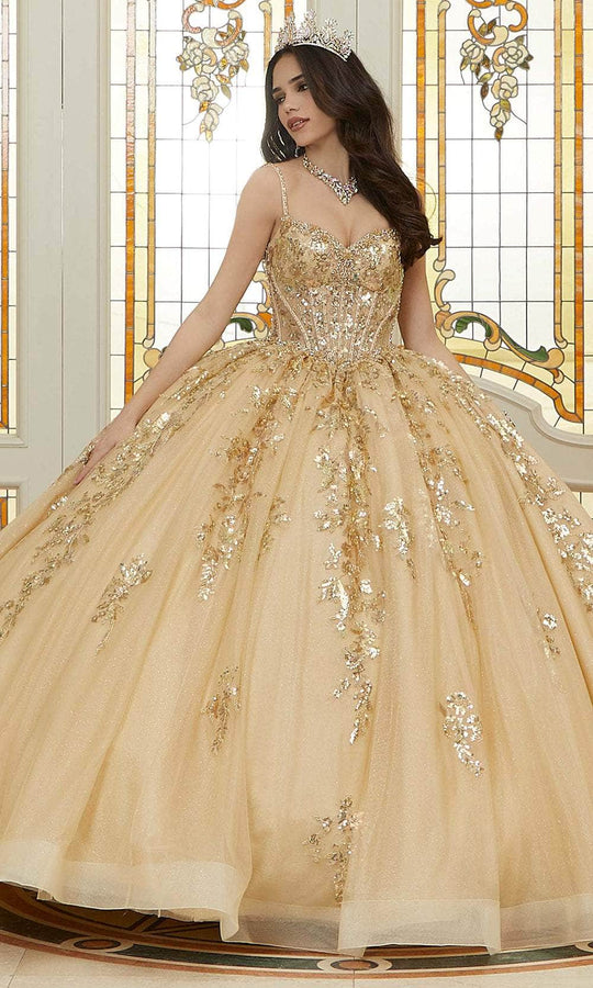 Vizcaya by Mori Lee 89472 - Pattern Sequin Quinceanera Ballgown