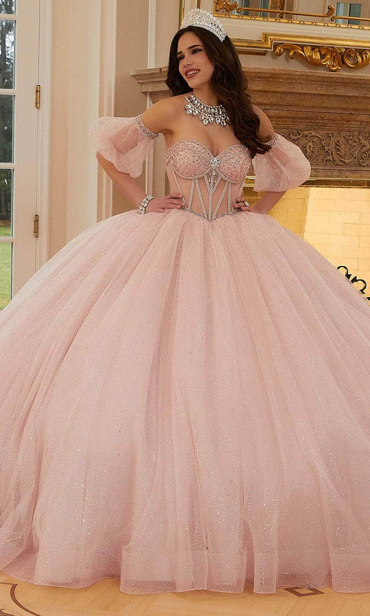 Vizcaya by Mori Lee 89479 - Crystal Beaded Quinceanera Ballgown