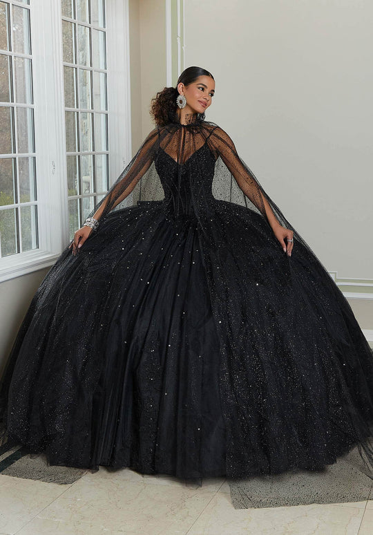 Vizcaya by Mori Lee 89482 - Spaghetti Straps Petal Train Ballgown