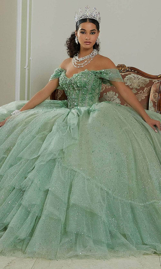 Vizcaya by Mori Lee 89483 - Tiered Skirt Sweetheart Ballgown