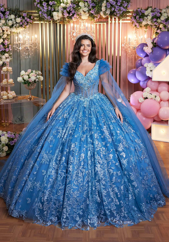 Vizcaya by Mori Lee 89507 - Tiered Tulle Quinceanera Ballgown