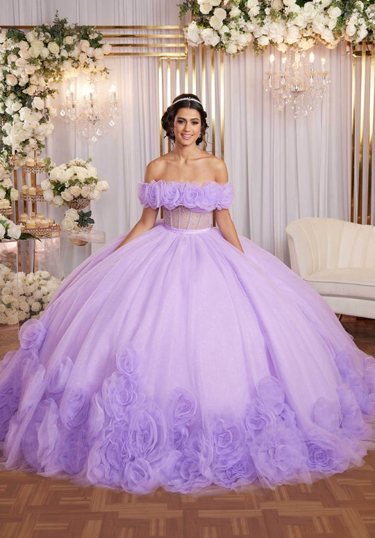 Vizcaya by Mori Lee 89524 - Floral Applique Quinceanera Ballgown