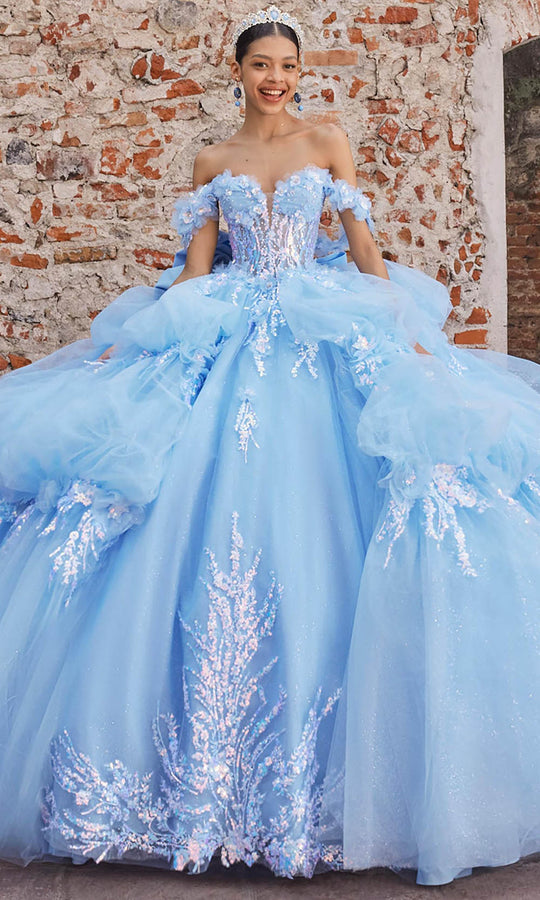 Vizcaya by Mori Lee 89536 - Sweetheart Tiered Tulle Ballgown