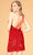 Elizabeth K GS3086 - One-Shoulder Sequined Cocktail Dress