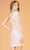 Elizabeth K GS3092 - One-Shoulder Long-Sleeved Cocktail Dress