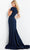 Jovani 09757 - Short Sleeve Mermaid Evening Dress Evening Dresses