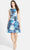 Adrianna Papell - 12242570 Cloud Print Bateau Cocktail Dress Special Occasion Dress