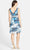 Adrianna Papell - 12242570 Cloud Print Bateau Cocktail Dress Special Occasion Dress