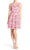 Adrianna Papell - 12253970 Floral Bateau Neck A-Line Dress Special Occasion Dress