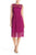 Adrianna Papell - 15250960 Bateau Neck Flare Lace Dress Special Occasion Dress 2 / Sangria