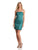 Adrianna Papell - 41872340 Strapless Sequined Lace Cocktail Dress Special Occasion Dress 0 / Sea