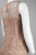 Adrianna Papell - 41889120 Sleeveless Illusion Lace Cocktail Dress -  1 Pc Rose Gold in Size 12 Available CCSALE 12 / Rose Gold